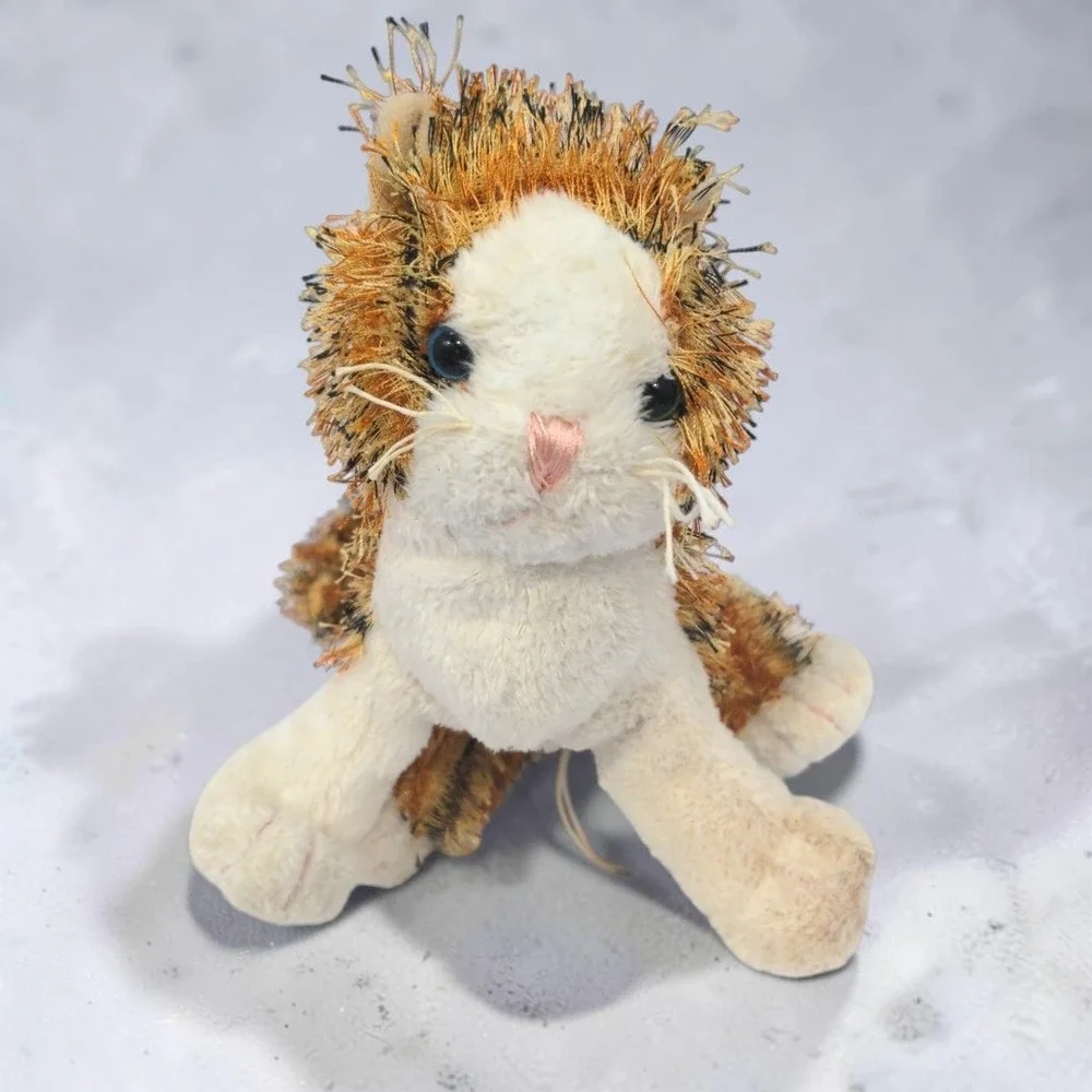 Ganz Lil Kinz Striped Alley Cat HS042 Plush 2007 Orange Tiger Stuffed Animal Toy